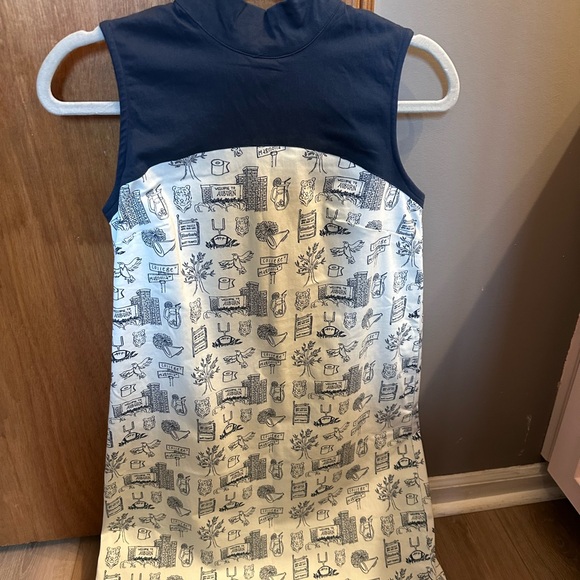 Clover + Bee Auburn print yoke tie dress - Picture 2 of 11